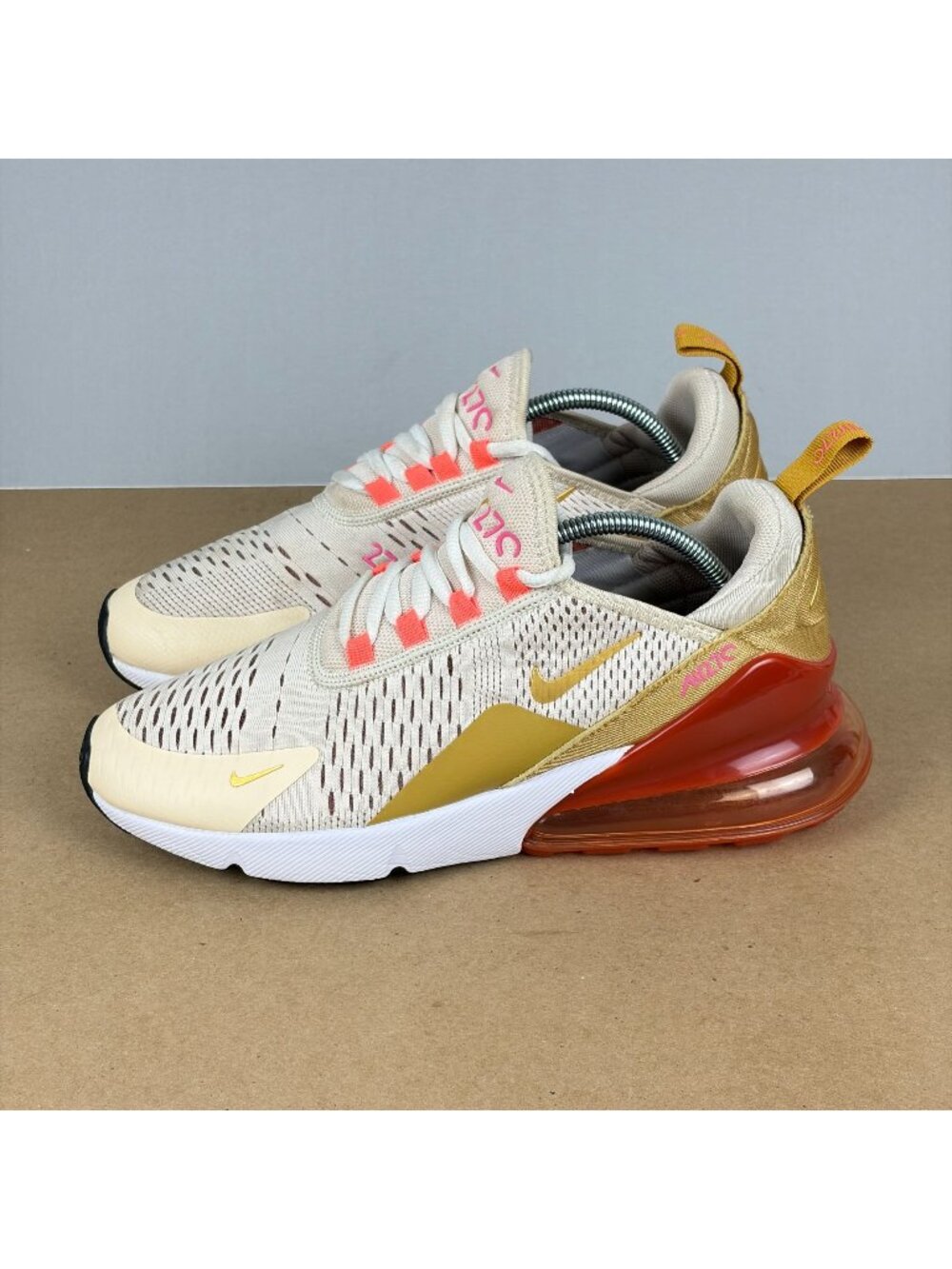 Nike Air Max 270 Guava Ice Cream Tint Athletic Shoes Womens 8.5 Mesh Low Top